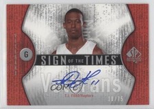 2006-07 SP Authentic Sign of the Times Veterans 10/75 TJ Ford #STV-TF Auto g2u