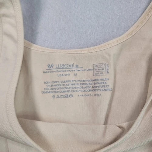 Wacoal Womens Beyond Naked Shapewear Tank Top Camisole Beige Medium 802260 image 2
