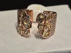 Ring Bomb Party OG RG32302 "The Trace Of Almost" Rose Gold/Citrine size 7 — photo 2