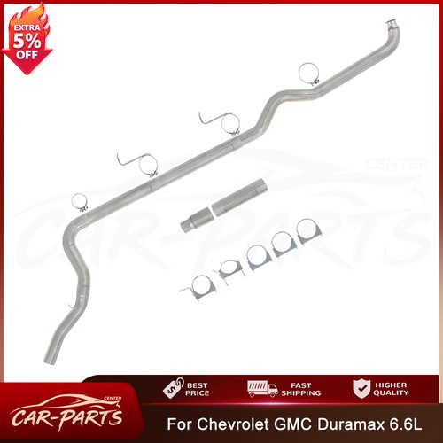 5" FULL Exhaust Pipe For 2001-2007 Chevrolet GMC Duramax 6.6L 2500HD ChevyDiesel