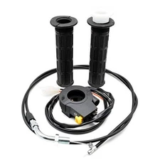 Mini Dirt Bike Twist Throttle Accelerator Handle Grips and 50" Cable Assembly 