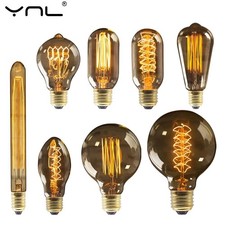 E27 B22 E14 Vintage Antique Style Bulbs Edison Industrial Filament Bulb Light