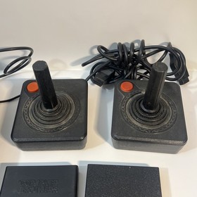 Atari 2600 System Black Console Bundle w/ 20 Games - Untested