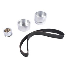 Billet Aluminum Gilmer Belt Drive Pulley Kit Fits For Chevrolet Bbc 396 427 454