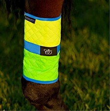 Equisafety Multi Coloured Horse Leg Boots Wraps High Viz