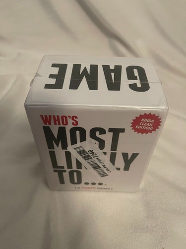 WhoS Most Likely To Kinda Clean Family Edition A Fun Party Game New - Picture 2 of 5