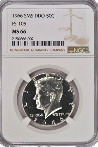 1964 NGC PF66 Proof Silver Kennedy Half Dollar JFK Coin