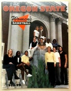 1998-99 OREGON STATE BEAVERS Women's Basketball Media Guide. EX. Cond! 