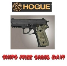 Hogue Fits Sig P228/229 Green Piranha Grip G10 New! # 28138