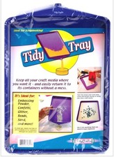Large Tidy Tray - Eliminates Glitter, Embossing Powder Seed Beads Waste 1611