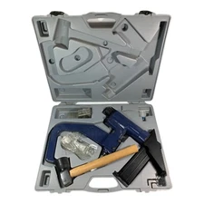 Central Pneumatic Contractor Series Floor Stapler with Hammer Case #90399 - Nice