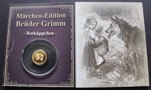 Liberia 20 $ Goldmünze 1/100 oz 999er Märchen-Edition Rotkäppchen
