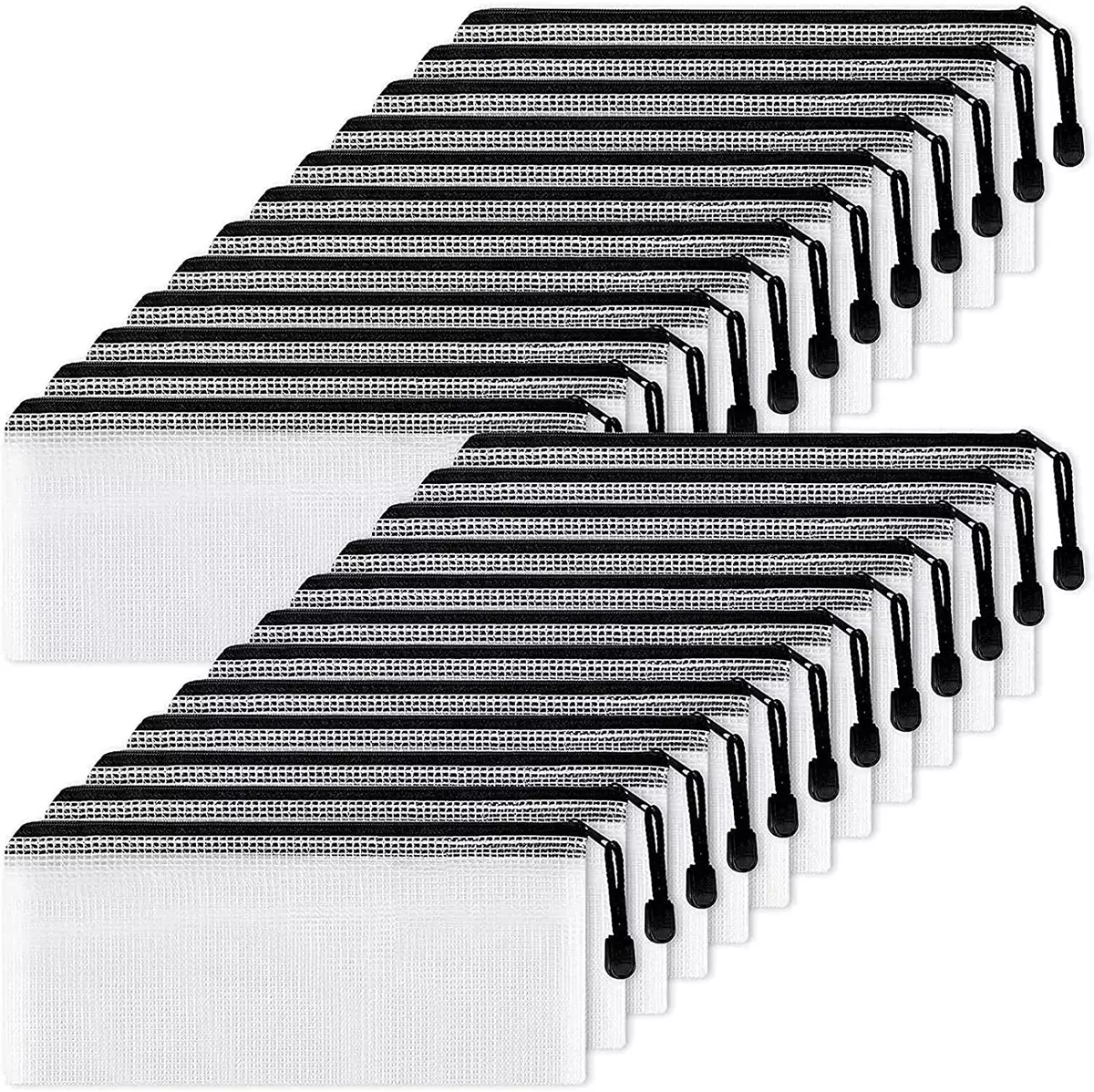 Mesh zipper pouch wholesale sales