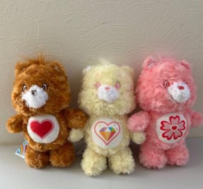 Care Bears Rose Bore Plüsch MB 22cm Puppe Spielzeug 3er Set aus Japan 2025 NEU