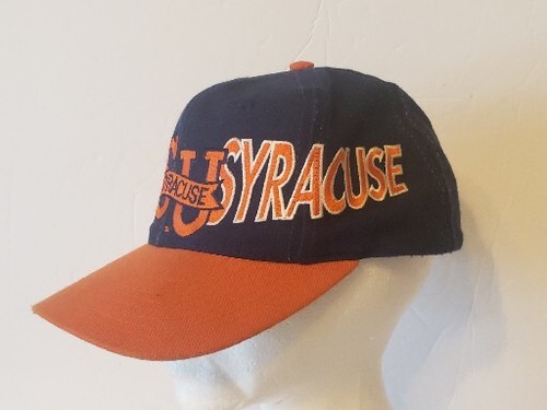 Vintage 1990's Syracuse SU Orangemen NCAA Signatures Snapback Cap Hat - Picture 6 of 21