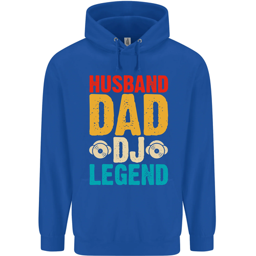 Husband Dad DJ Legend Fathers Day Childrens Kids Hoodie - Picture 7 of 11