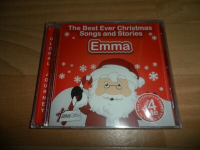BEST EVER CHRISTMAS SONGS & STORIES CD  EMMA (PERSONALISED SEALED XMAS GIFT CD)