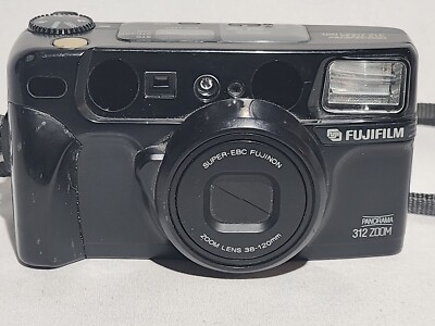 Fujifilm Discovery Panorama 312 Zoom Date 35mm Point Shoot Film Camera  38-120mm