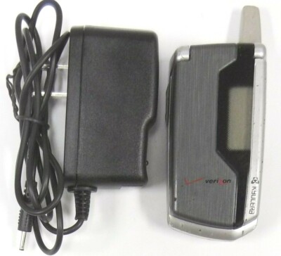 Kyocera SoHo KX1 / KX1v - Silver ( Verizon ) Very Rare Flip Phone