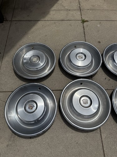 1965 (7) Vintage Original CADILLAC deVille Fleetwood Wheel Cover Hubcaps OEM - Picture 2 of 11