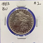 1883 Morgan 90% Silver Dollar BU Gem Shiny, Bright, Well Struck Coin