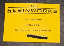 1/24 1/25 SCALE TOGGLE SWITCHES ESS RESINWORKS 132-124SPST