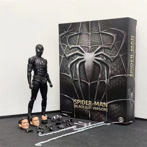CT 1/12 Hero Man Traje Negro Tobey Maguire Anime Figura de Acción Muñeca Soldado Juguetes - Imagen 1 de 3