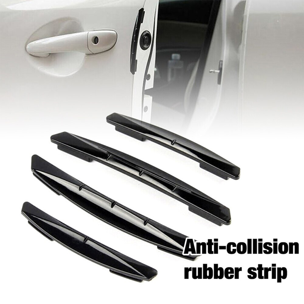 4x Car Accessories Door Edge Anti-Scratch Guard Bumper Protector Moulding Strips
