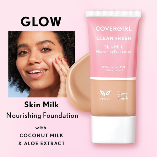 COVERGIRL Clean Fresh Skin Milk Foundation, Medium, 1 Fl Oz (Pack of 1) - Picture 6 of 8