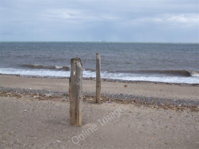 Foto 6x4 Groynes auf verschmutzter Ostküste Stony Binks c2009