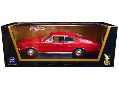 Dodge Charger ミニカー レッド1/18 1966 Dodge Charger Red 1/18 | eBay