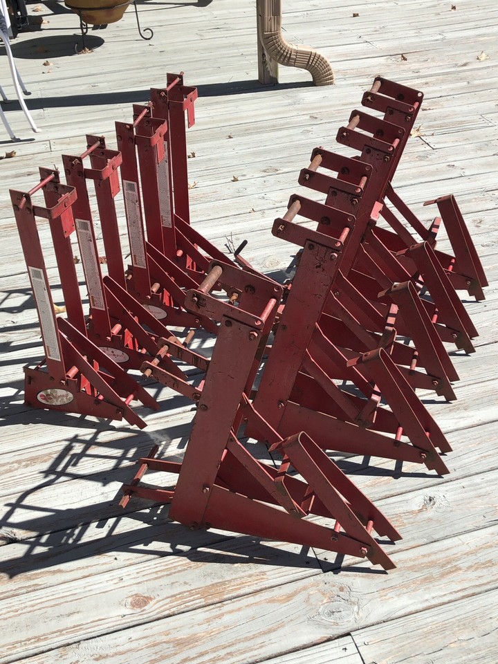 5 Qualcraft Scaffolding Pump Jacks 2200 & 4 Workbench/Guardrail Combo