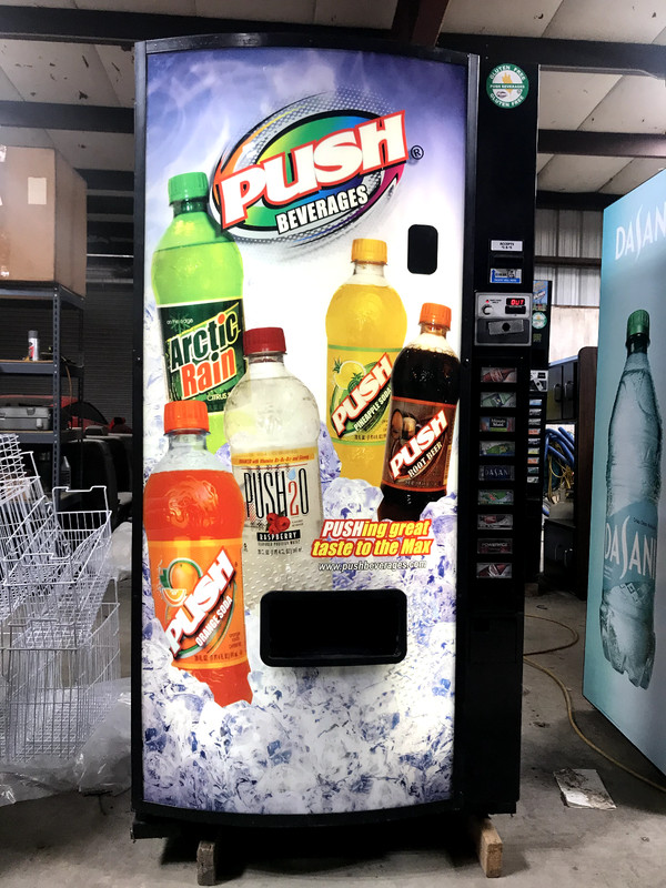Dixie Narco 501E Soft Drink Vending Machine Set for 20 oz Bottles Fully Tested