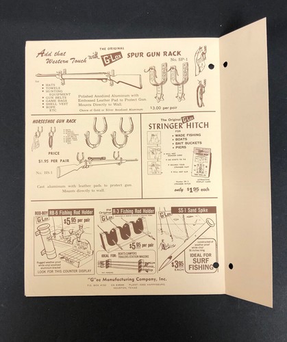 1970 G-Loc Gun Racks Catalog Hunting Print Ad - Picture 3 of 3