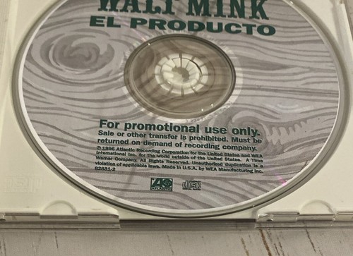 El Producto, Walt Mink CD Atlantic Promotional Sticker Note Cracked Case - Picture 6 of 9