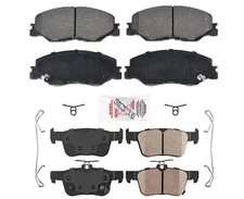 Premium Front & Rear Ceramic Disc Brake Pads For Honda Civic 2022-2024