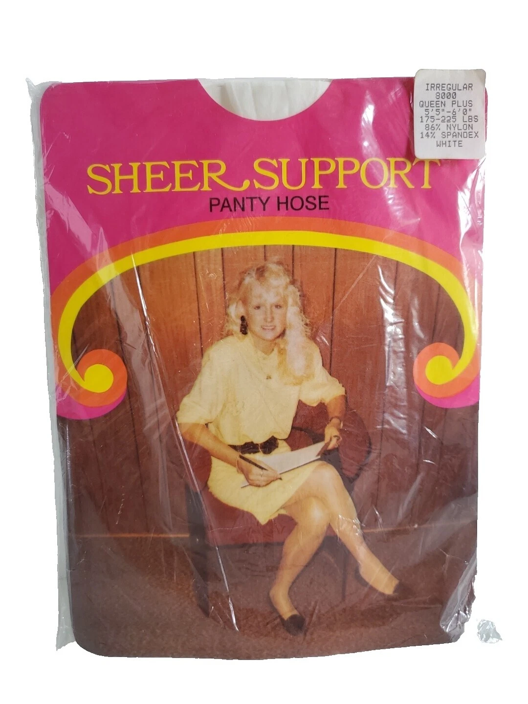 Blanco 1970s Vintage Pantimedias y medias para Mujeres