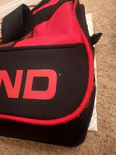 Timberland Large Red Duffel Travel Gym Bag Red Sports - Picture 10 of 10
