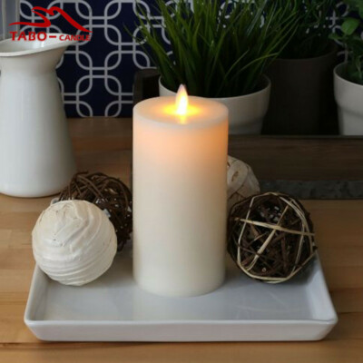 Luminara Dancing Wick Wax Led Candle Lights with Remote for Birthday Gift Scent