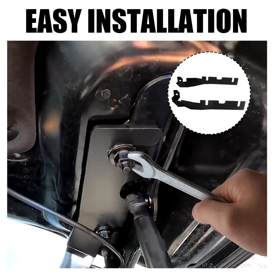 2PCS Hood Ditch Light Bar Mount Brackets For Dodge Ram 1500 2500 3500 2010-2018 - image 4 of 4