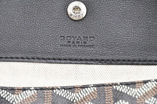Authentic Goyard Saint Louis PM Tote Bag Black Goyardine Canvas - Picture 19 of 24