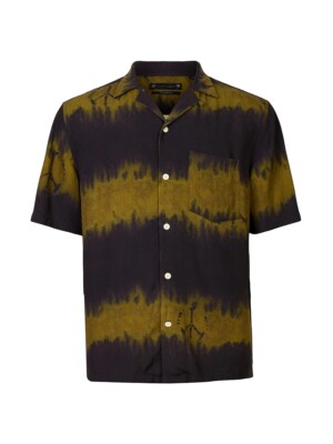 NWT was $199   AllSaints   Sz.M Button-Front Camp Collar Shirt now $129 obo 