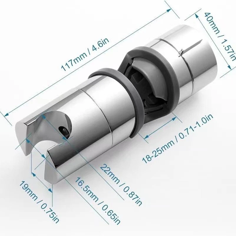 Duschkopf Halterung Verstellbar 18-25mm Duschkopfhalter Handbrause Halterung - Bild 3 von 4