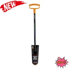 D-Handle Garden Spade Shovel Lawn Edge Turf Digging Hand Tool Durable Steel New
