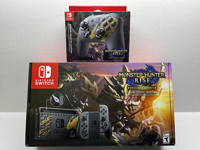 Nintendo Switch Monster Hunter Rise Deluxe Edition w/ Pro