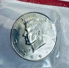 1999-D JFK GEM BU Half Dollar ~~ Sealed Original Mint Cello ~ Choice Coins!