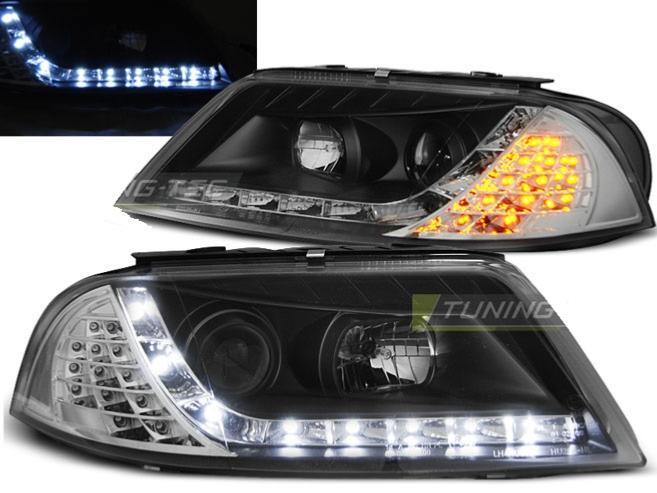 Feux phares VW Passat 3BG 00-05 Daylight led noir tuning avant