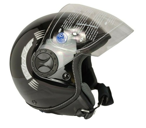 Casco aperto jet get omologato C.E. CE da per moto o motorino 50 vespa e  scooter | eBay
