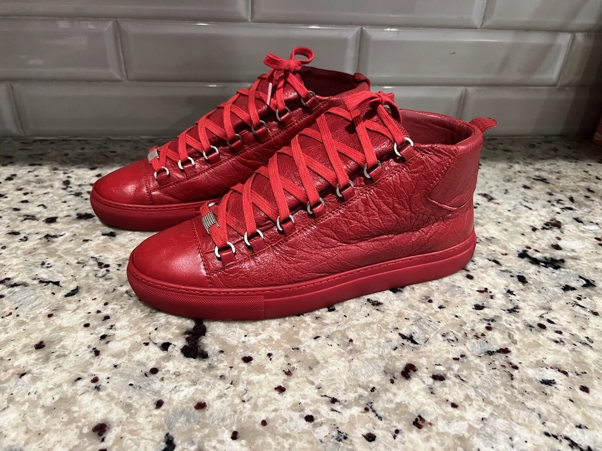 Balenciaga Arena Red Condition !! Opaque High Grenade - size 43 | eBay