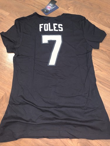 Nick Foles Jacksonville Jaquars Women’s #7 Jersey Shirt Medium V Neck Fanatics - Picture 2 of 2